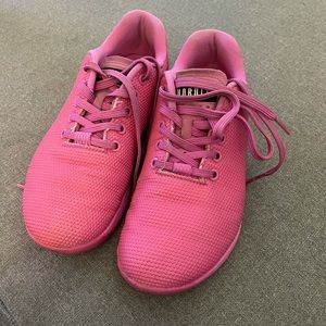 Pink trainers